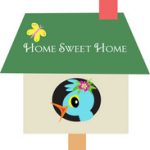 Home Sweet Home - Bird in bird house