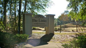 The Links at Haile Plantation neighborhood sign