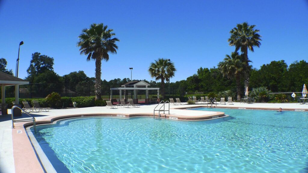 Community pool in Gainesville's Capri neighborhood