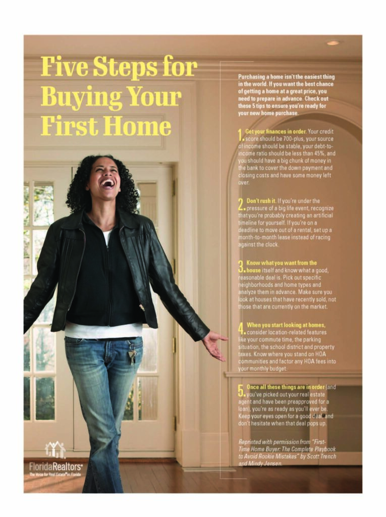 5 steps for buying your first home